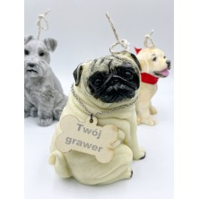 Świeca sojowa Buldog Francuski