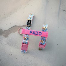 Szelki norweskie/Guard Kubuś Puchatek i przyjaciele błękitny