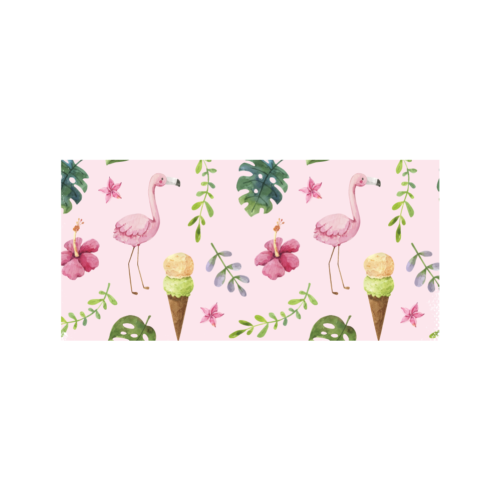 Smycz Lody flamingowe