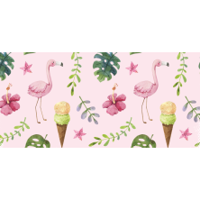 Obroża Lody flamingowe