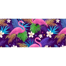 Smycz Purple Flamingo