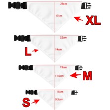Obroża z chustką na rzep