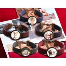 Bransoletka Twoje zdjęcie granatowa