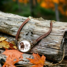 Bransoletka personalizowana ze zdjęciem rzemyk