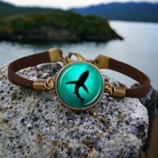 Bransoletka personalizowana ze zdjęciem rzemyk