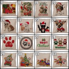 Poszewka na poduszkę Świąteczne psy