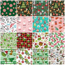 Chustka dla psa ze świątecznym nadrukiem