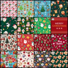 Chustka dla psa ze świątecznym nadrukiem