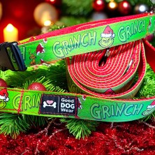 Obroża Grinch święta