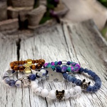 Bransoletka Jamnik z koralikami