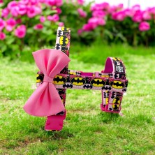 Szelki norweskie/Guard Batman różowy