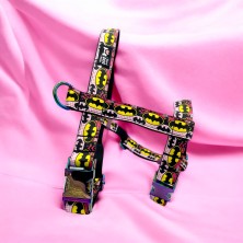 Szelki norweskie/Guard Batman różowy