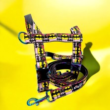 Szelki norweskie/Guard Batman różowy