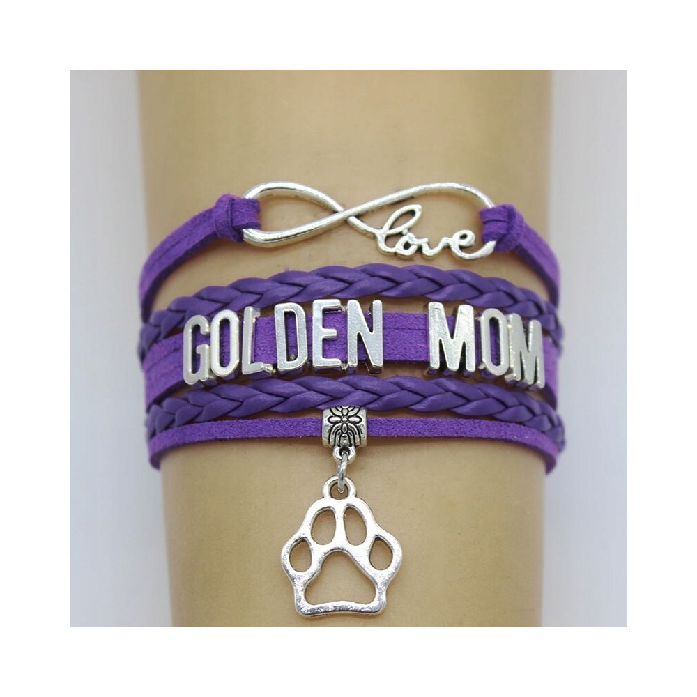 Bransoletka GOLDEN MOM Golden Retriever