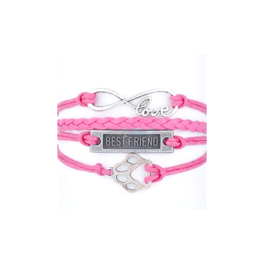 Bransoletka z eko skóry Best Friend -2 kolory