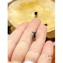 Kolczyki Chihuahua czarne sztyft