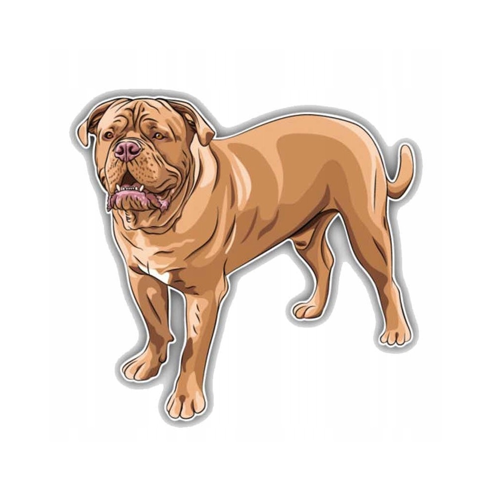 Naklejka na samochód Mastif Tybetański