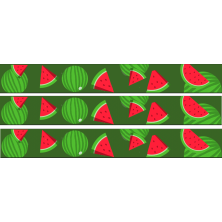Smycz Arbuzy zielone