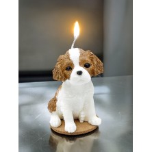 Świeca King Charles Spaniel - do pomalowania