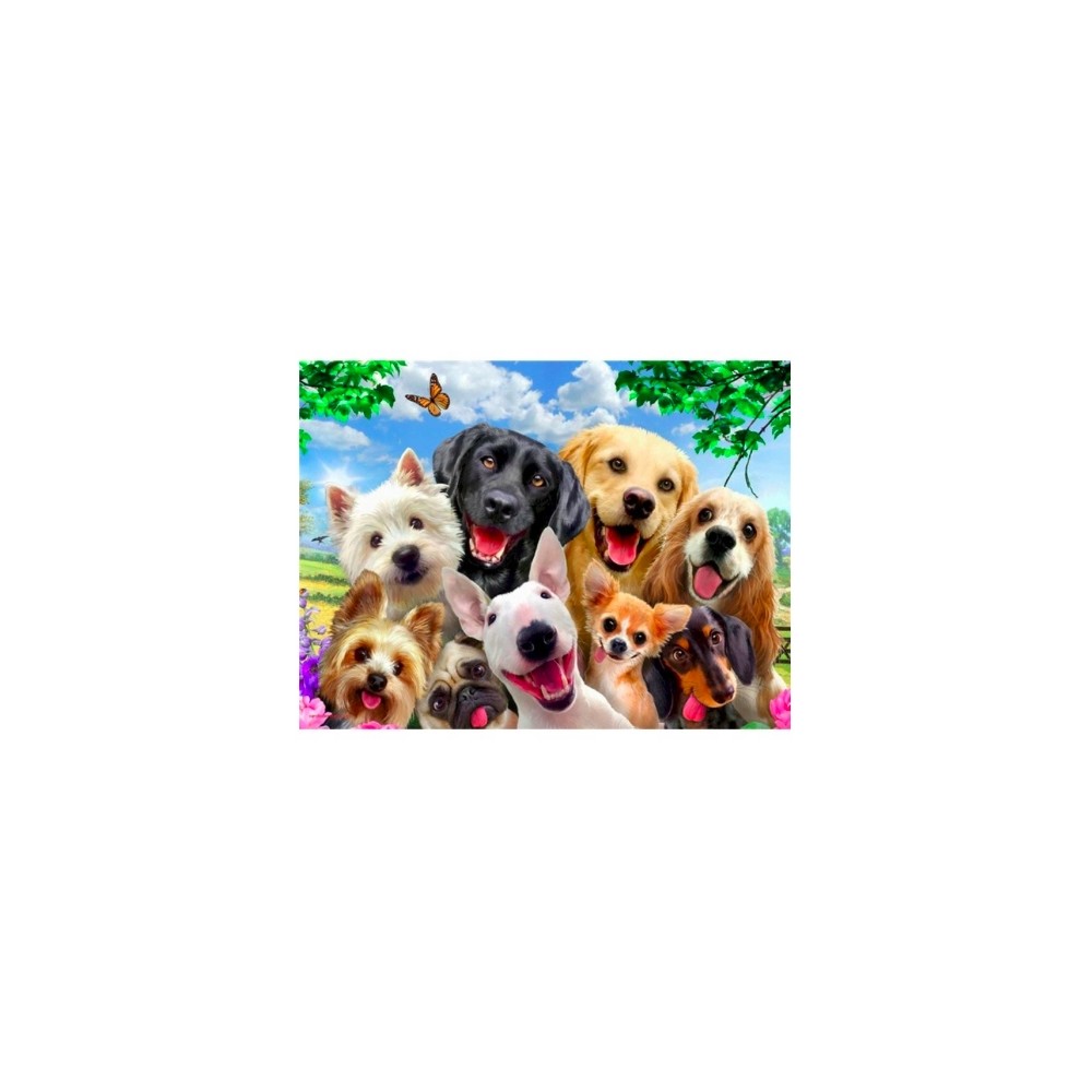 Malowanie po numerach Psy