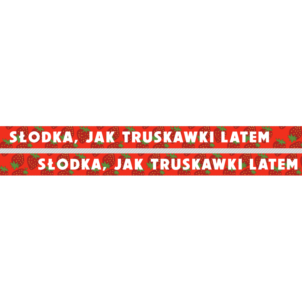 Obroża Słodka, jak truskawki latem