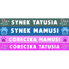 Obroża Synek Córeczka