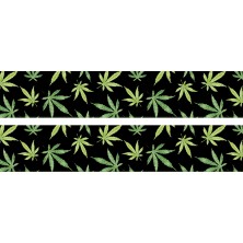 Obroża Marihuana czarna