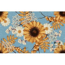 Smycz Słoneczniki polne kwiaty