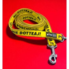 Smycz NIE DOTYKAJ! NIE PODCHODŹ!