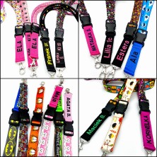 Smycz na szyję do telefonu z haftem