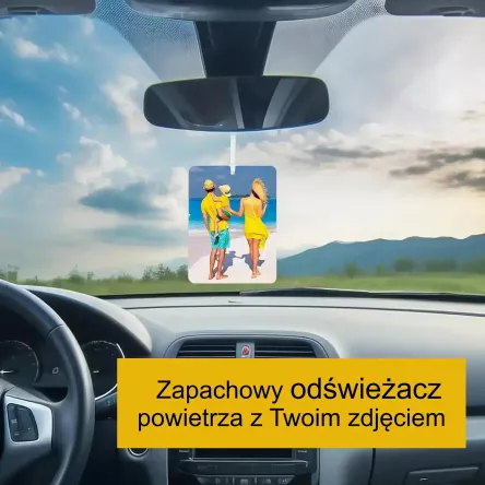 Odświeżacz powietrza zawieszka zapachowa z Twoim zdjęciem