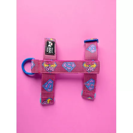 Szelki norweskie/Guard Supergirl pink