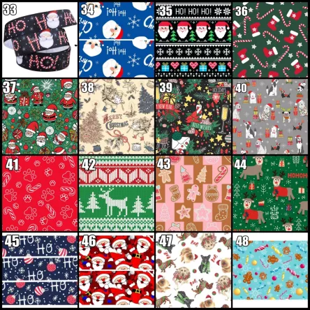 Szelki norweskie/Guard świąteczne - ponad 60 wzorów!