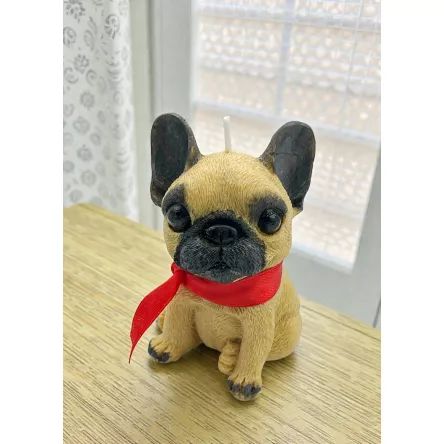 Świeca sojowa Buldog Francuski