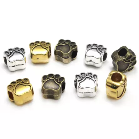 Bransoletka Psia łapa srebrna/złota 7 czakr KOLORY