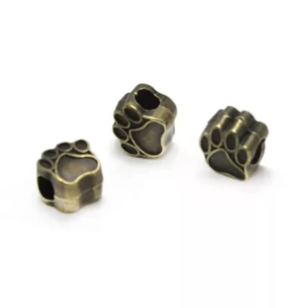 Bransoletka Psia łapa srebrna/złota 7 czakr KOLORY