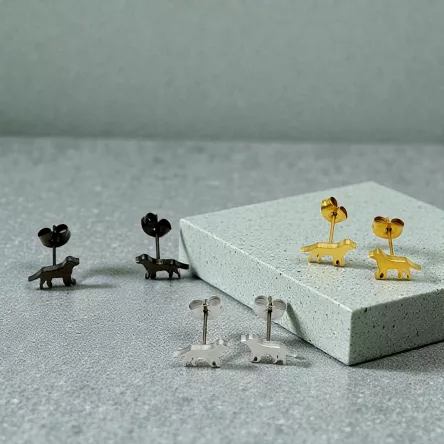 Kolczyki Labrador Retriever 3 kolory