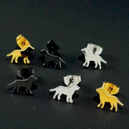 Kolczyki Labrador Retriever 3 kolory