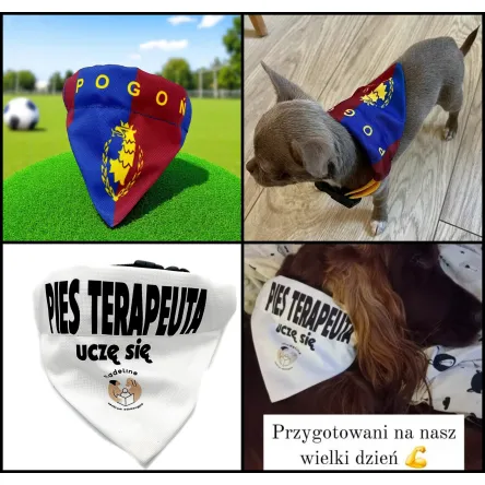 Chustka dla psa z własnym nadrukiem