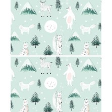 Smycz Zwierzęta zima