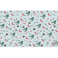 Smycz jesień zima w lesie