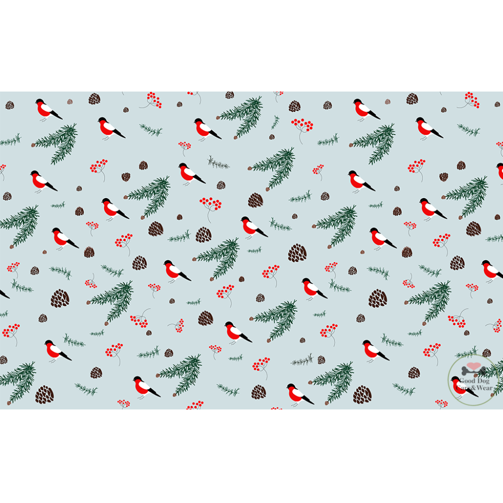 Smycz jesień zima w lesie