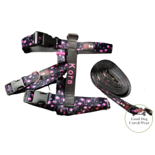 Obroża Flamingi czarne