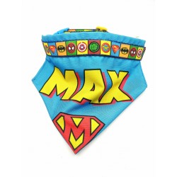 Obroża z chustką na rzep