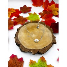 Naszyjnik psia łapka złota/srebrna