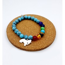 Bransoletka Golden Retriever z koralikami