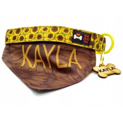 Obroża z chustką na rzep