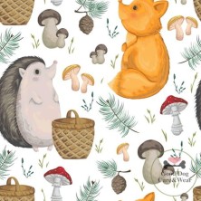 Obroża Jeżyk w lesie