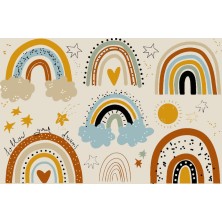 Szelki Boho Rainbow