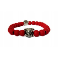 Bransoletka Buldog Angielski srebrna/złota